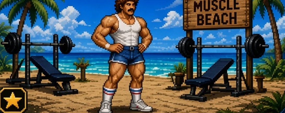 Golden Era coach at Muscle Beach